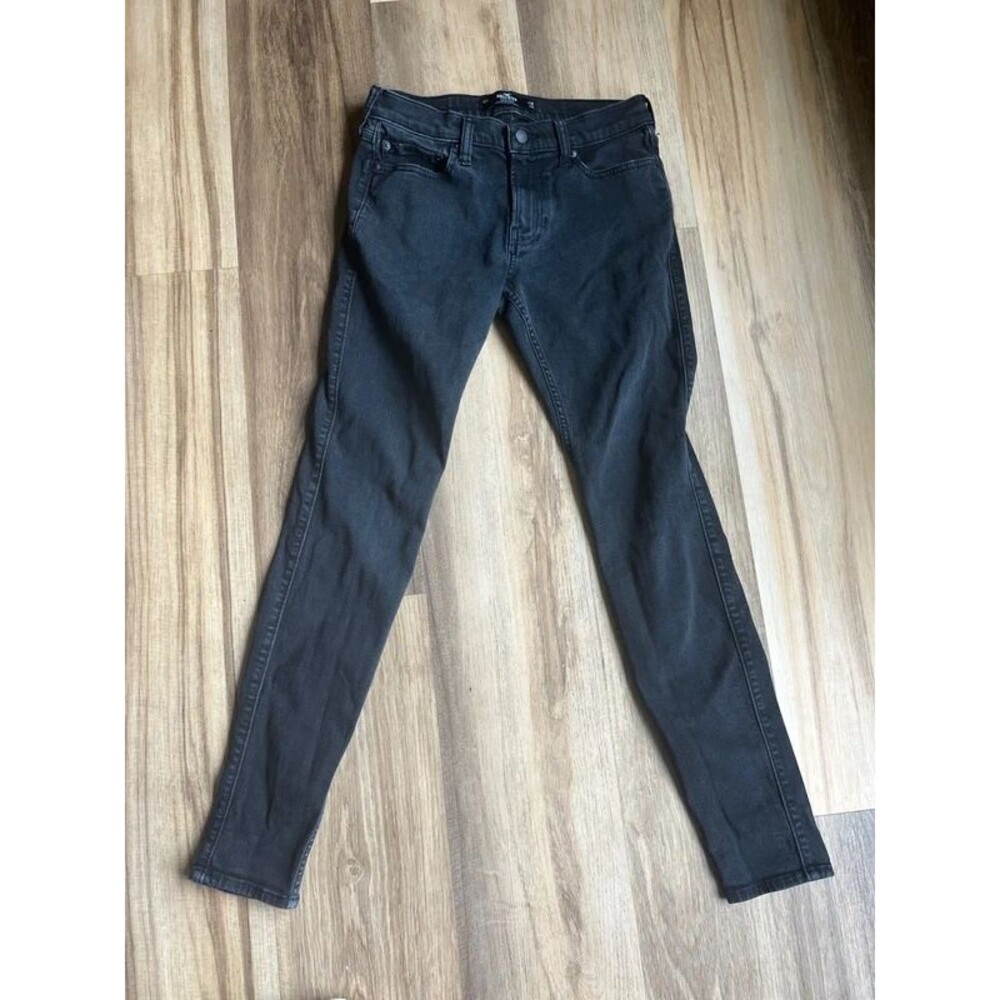 Hollister Black washed Super Skinny Jeans 30/32